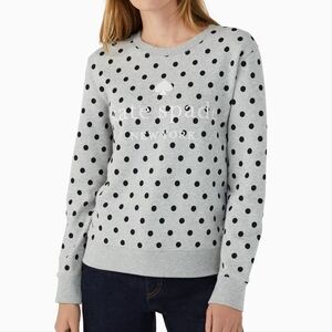 🛑KATE SPADE NEW YORK Eastern Dot Logo Sweatshirt